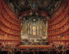 Concert given by Cardinal de La Rochefoucauld at the Argentina Theatre in Rome, 1747. ������, �������� �����