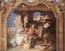 Tiepolo Villa Valmarana Angelica and Medoro with the Shepherds. �������, �������� ��������
