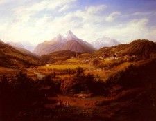 Schiffer Anton Berchtesgaden With The Watzmann Mountain In The Distance. , 