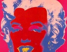 Warhol - Marylin Red. Уорхол, Энди