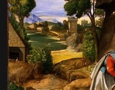 GIORGIONE THE ADORATION OF THE SHEPHERDS, DETALJ 1. ���������