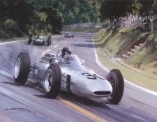 Cma 050 1962 french gp  dan gurney in the winning porsche. ��� ���