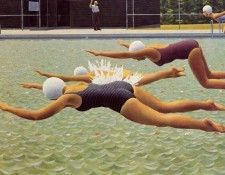 Alex Colville - Swimming Race, De. , 