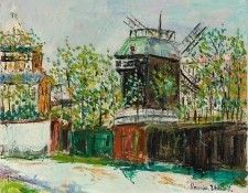 Le Moulin de la Galette a Montmartre 1931. �������, �����