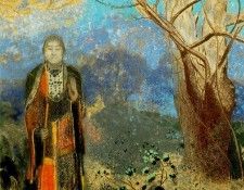 Redon Le bouddha, c. 1905  Pastel on paper, 98 x 73 cm  Muse. , 