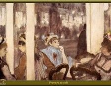 PO Degas 14 Femmes au cafe(1877). , --