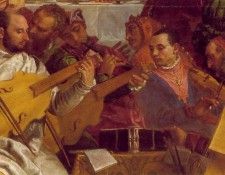 VERONESE THE MARRIAGE AT CANA,DETALJ 2, LOUVRE. , 