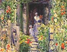 hassam isles of shoals garden 1892. , 