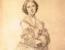Ingres Mademoiselle Cecile Panckoucke. ,   