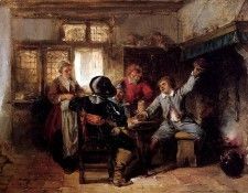 Kate ten Herman Frederick Interior of an Inn Sun . ,   