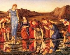 Burne-Jones - The Mirror of Venus (end. -   
