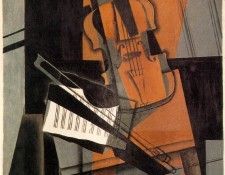 Gris The violin, 1916, 116.5 x 73 cm, Kunstmuseum Basel. , 
