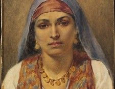Head of an Egyptian Girl. , 