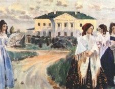 borisov-musatov walk at sunset 1903. �������-�������, ������ (1870-1905)