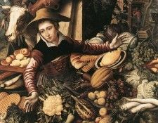 AERTSEN Pieter Market Woman With Vegetable Stall. Aertsen, �����