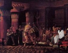 Alma Tadema Pastimes in Ancient Egyupe 3 000 Years Ago. - 