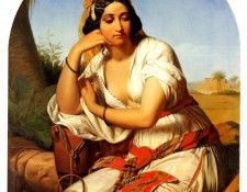 Guffens Godfried A Bedouin Chieftain and A Bedouin Woman-A Pair Of Paintings Pic2. Guffens, 