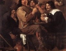 BROUWER Adriaen Smoking Men. ������, ������
