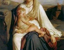 Virgin and child, 1844. , 