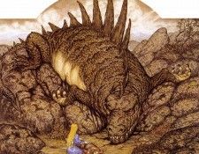 ma Tolkien54 Inger Edelfeldt The Death of Gaurung. Edelfeldt, 
