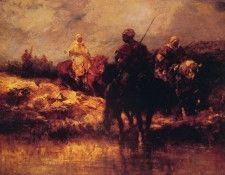 Arabs on Horseback. , 