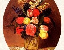 bs-flo- James Henry Wright- Flower Still Life. ����, ������ �����