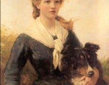 The Good Companion Girl and Her Collie 1882. , 