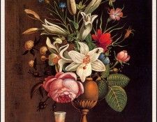 bs-flo- John E Hollen- Bouquet In Vase. ������, ���� E