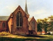 Bosboom Johannes Oude Kerk In Voorburg 19 Sun. Bosboom, 