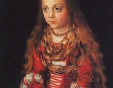 CRANACH Lucas the Elder A Princess Of Saxony. ,  