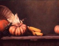 Hyde Still Life with Pumpkins and Corn. Hyde, 