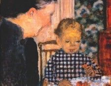 bonnard child eating cherries 1895.  