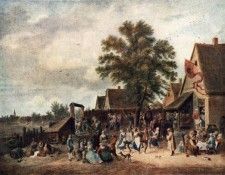 TENIERS David the Younger The Village Feast. ������, ����� �������