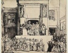 Rembrandt Christ Presented to the People 1655. ����, ��������� ���