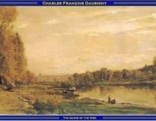 PO Vp S2 19 Daubigny-The banks of the Oise.  -