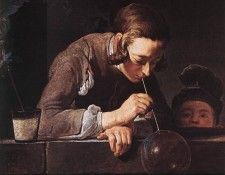 Chardin The Soap Bubble. ������, ���-������ ������