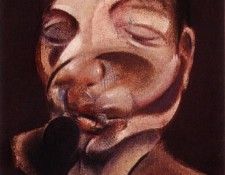 Bacon Three Studies for Self-Portrait, center panel,1974. , 