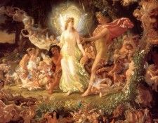 ma Paton The Quarrel of Oberon and Titania. ,  