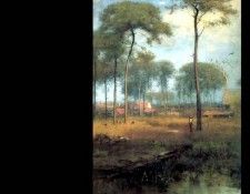 early-morning(george inness)1892-fl art csg003. , 