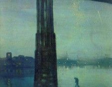 Whistler James McNeill Nocturne in blue and green. �������, ������ ����� ������