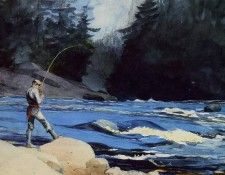 Homer Winslow Quananiche Lake St. John. �����, �������