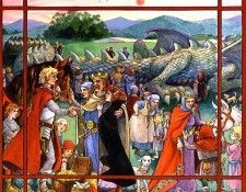 St. George & The Dragon 11 TrinaSchartHyman sqs. , Trina Schart