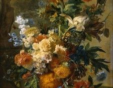 Huysum van Jan Still life with flowers . Huysum,  