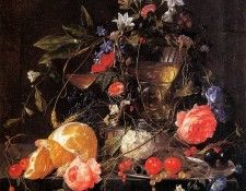 Heem de Jan Davidsz and Cornelis Flower still life. ,   