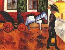 goncharova moscow street 1911. ���������, �������