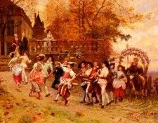 Delort Charles edouard edmond La Fete De Vendange. Delort ������ ������ ������