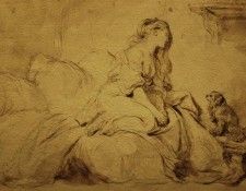 Chardin Jean Baptiste Oh! If he were only as faithful to me. , - 