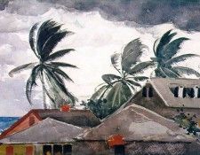 Homer Hurricane, Bahamas, 1898-99, 36.8x53.3 cm, Metropolita. , 