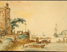 scene-tower-left. Avercamp, 