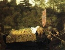 SophieAnderson ElaineorTheLilyMaidofAstolat1870. ,  Gengembre